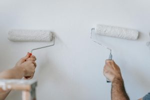 Painting interior walls